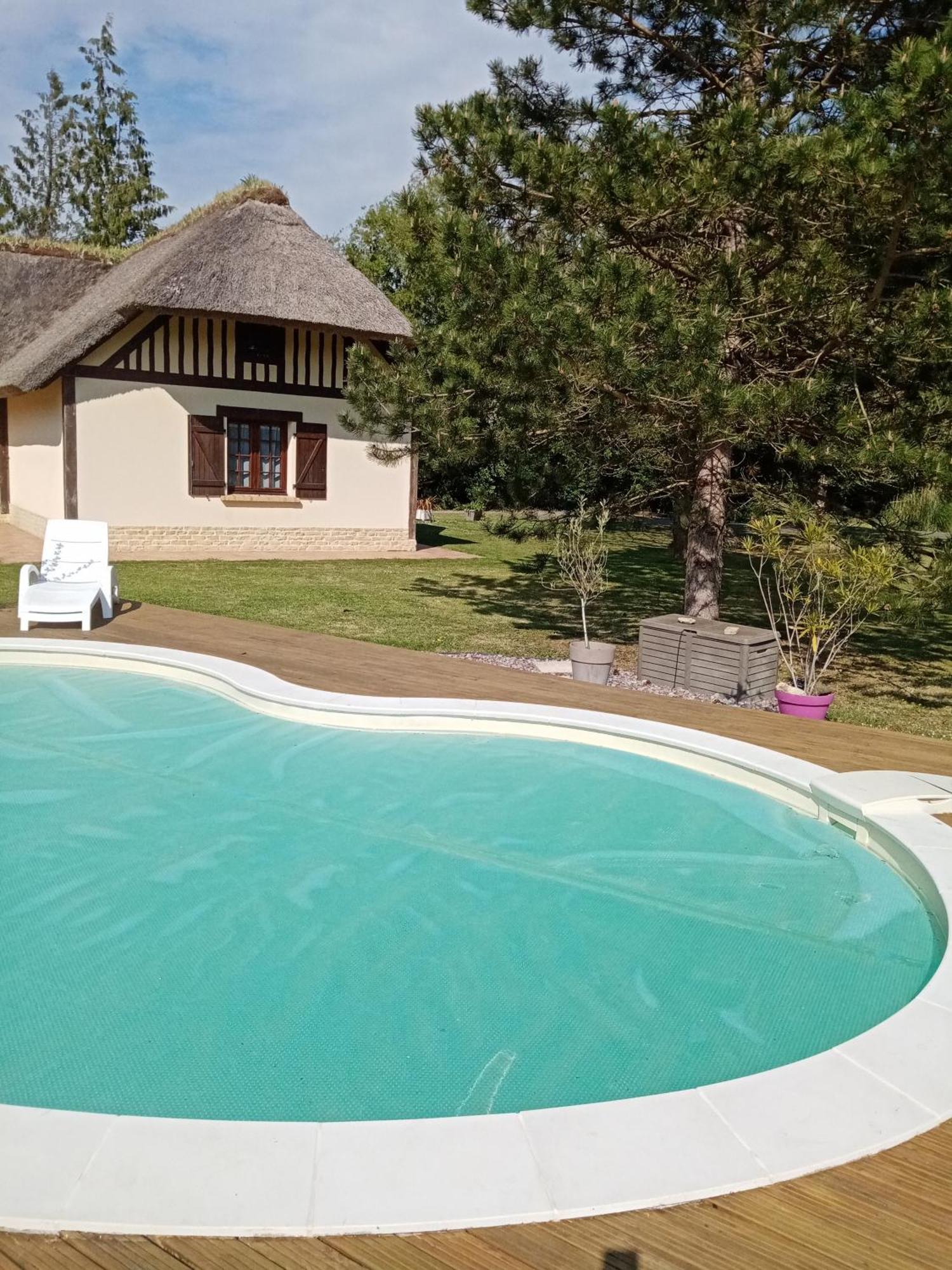 Maison Traditionnelle Normande Avec Piscine Hotot-en-Auge Ngoại thất bức ảnh